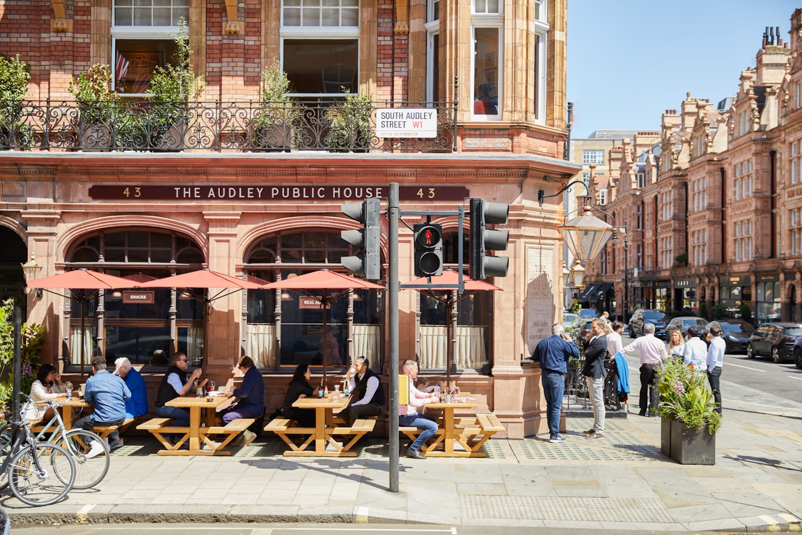 The Audley pub exterior